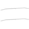 vidaXL Kuka za platna za prikolice 2 Srebrna 102-155 cm Aluminij