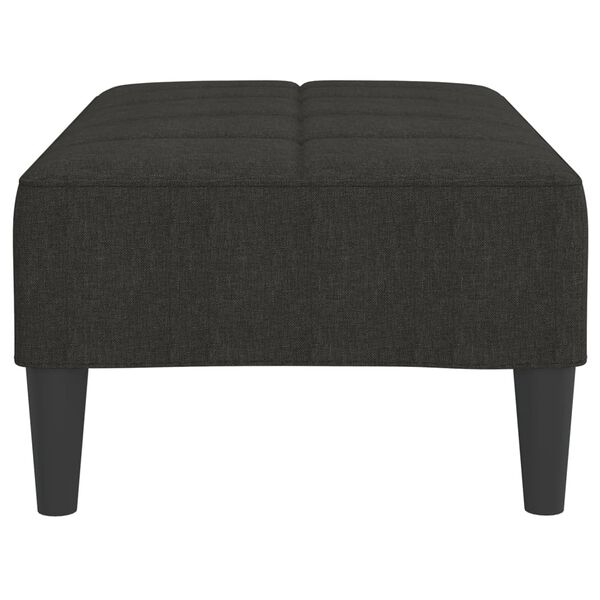 vidaXL Tabure crni 78 x 56 x 32 cm od tkanine