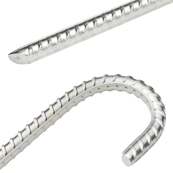 vidaXL Klinovi za &scaron;ator 12 kom 37 cm &Oslash;10 mm od pocinčanog čelika