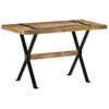 vidaXL Blagovaonski stol 120 x 60 x 76 cm od grubog drva manga