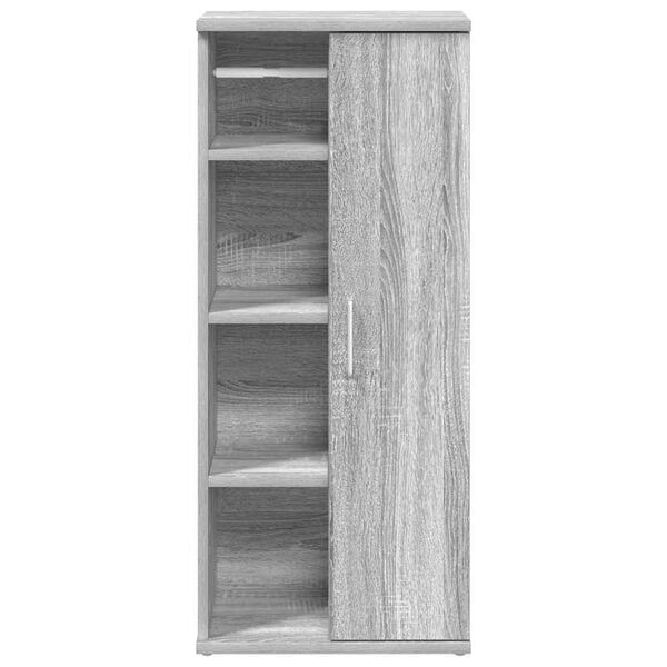 vidaXL Kupaonski ormarić s držačem za role sivog sonome 39x22x90 cm