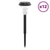 vidaXL Solarna svjetla za staze sa šiljcima za tlo 12 kom bijela
