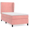 vidaXL Box spring krevet s madracem ružičasti 90x190 cm bar&scaron;unasti