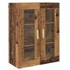 vidaXL Highboard Staro drvo 69,5 x 34 x 180 cm Konstruirano drvo