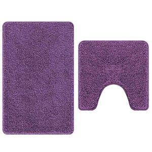 vidaXL Set prostirki za kupatilo s protukliznom podlogom 2 pcs PP