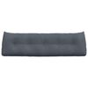 vidaXL Jastuk za leđa Tamno siva 160 x 24 x 50 cm Bar&scaron;un