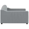 vidaXL Dnevni krevet svjetlosivi 100 x 200 cm od tkanine