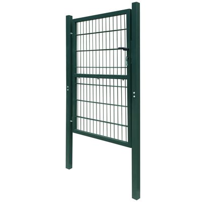 vidaXL 2D vrata za ogradu (jednostruka) zelena 106 x 190 cm