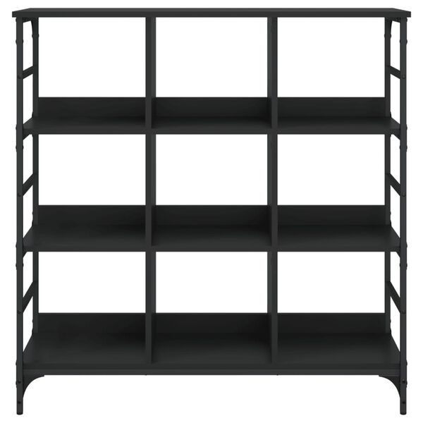 vidaXL Komoda crna 102 x 32 x 103,5 cm od konstruiranog drva