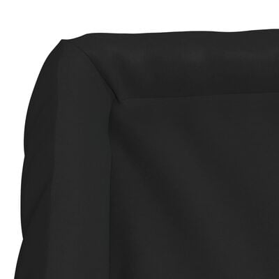 vidaXL Jastuk za pse s jastučićima crni 75 x 58 x 18 cm tkanina Oxford