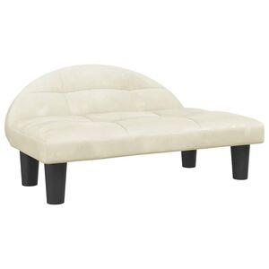 vidaXL Krevet za pse krem 70x52x30 cm bar&scaron;unasti