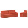 vidaXL Set sofe 2 pcs Crvena narančasta Kordura tekstil