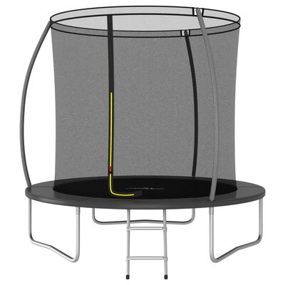 vidaXL Set trampolina okrugli 244 x 55 cm 100 kg