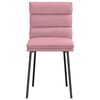 vidaXL Blagovaonske stolice 2 kom ružičaste bar&scaron;unaste