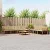 vidaXL Set vanjskih sofa s jastukom 8 pcs Prirodna i bež