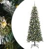 vidaXL Umjetno božićno drvce Zelena 240 cm PVC, plastika i čelik