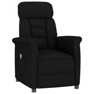 vidaXL Massagerica Crna 96,5 x 70,5 x 95 cm Mikro Vlakna
