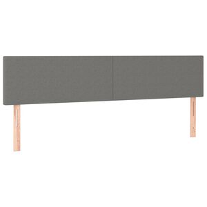 vidaXL Uzglavlja tamnosiva 180x5x78/88 cm od tkanine
