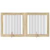 vidaXL Vrata za pse s postoljem 2 pcs Hrast sonoma 100 x 100 cm