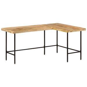 vidaXL Radni stol 165x110x77 cm Puno drvo Mango i željezo