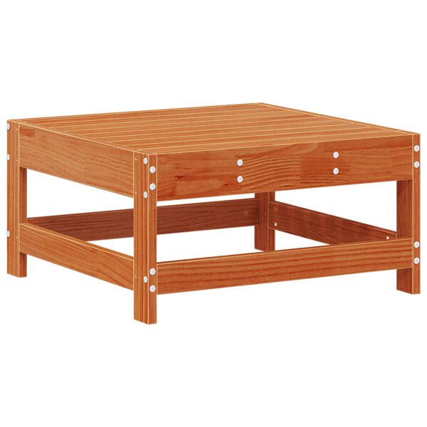 vidaXL Noge za odmaranje u vrtu Masivna borovina Vosak Smeđa