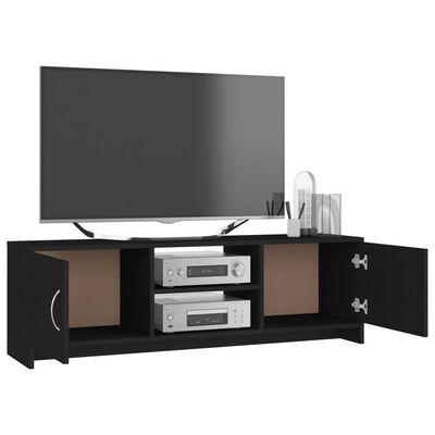 vidaXL TV ormarić od iverice crni 120 x 30 x 37,5 cm
