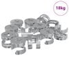 vidaXL Matične zakovice 8372 kom. Srebrno Metal