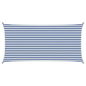 vidaXL Jedro za sunce Plava i bijela 6 x 3 m 100% poliester Oxford