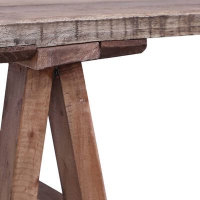 vidaXL Konzolni stol 116 x 55 x 80 cm od masivnog obnovljenog drva
