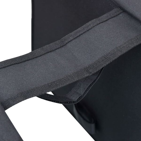 vidaXL Dvostruka torba za prtljagu bicikla vodootporna 35 L crna