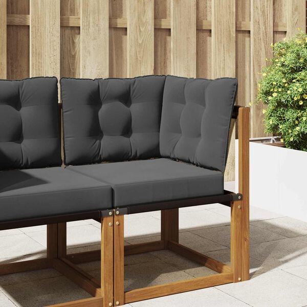 vidaXL Jastuk za vanjsku sofU 3 pcs Antracit Poliester