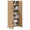 vidaXL Highboard Umjetnički hrast 69,5 x 34 x 180 cm Konstruirano drvo