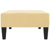 vidaXL Oslonac za noge krem 78 x 56 x 32 cm baršunasti
