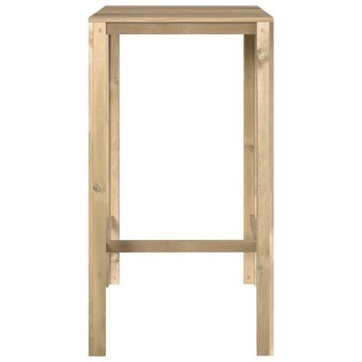 vidaXL Barski stol 60 x 60 x 110 cm od impregnirane borovine
