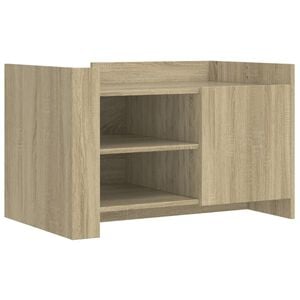 vidaXL Stolić za kavu boja hrasta 80 x 50 x 50 cm konstruirano drvo