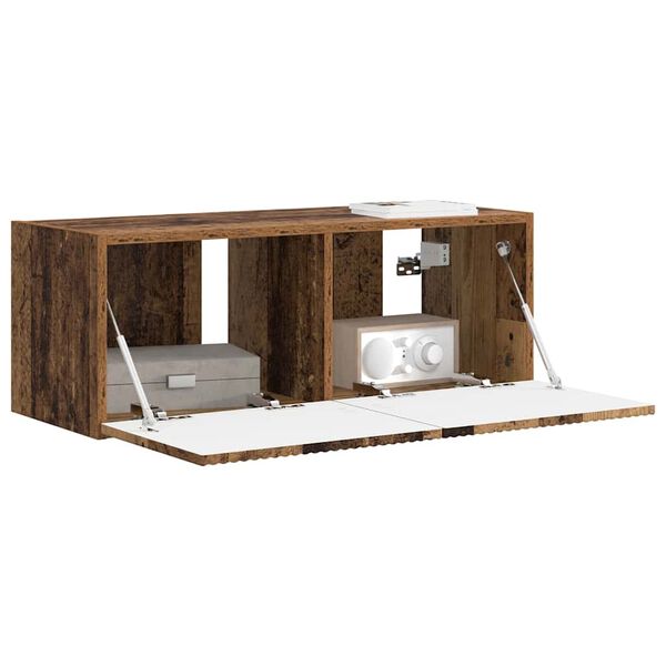 vidaXL TV zidni ormar Staro drvo 60 x 31 x 29.5 cm Konstruirano drvo
