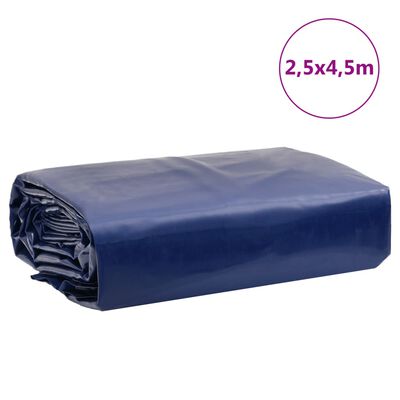 vidaXL Cerada plava 2,5x4,5 m 650 g/m²