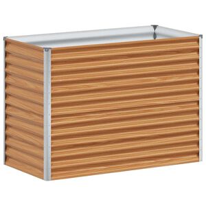 vidaXL Povi&scaron;ena vrtna gredica 98 x 50 x 68 cm Cinkani čelik