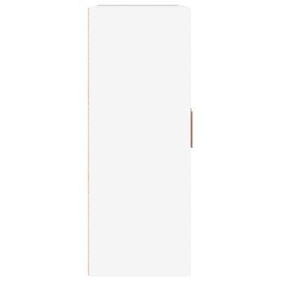 vidaXL Zidni ormarić visoki sjaj bijeli 69,5 x 32,5 x 90 cm drveni