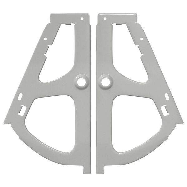 vidaXL &Scaron;arka za okretni ormar 12 pcs Srebrno 235 x 155 x 30 mm Željezo