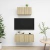 vidaXL 2-dijelni set TV ormarića boja hrasta sonome konstruirano drvo