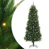vidaXL Božićno drvce s 300 LED svjetlima s stalakom Zelena 240 cm PE