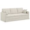 vidaXL Sofa 2 pcs Krema 198 x 78 x 80 cm Bar&scaron;un