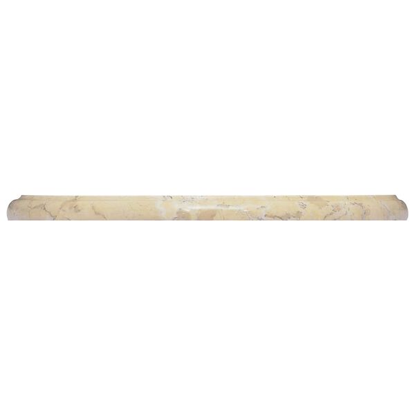 vidaXL Stolna ploča krem &Oslash; 40 x 2,5 cm mramorna