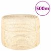 vidaXL Uže od 100 % sisala 10 mm 500 m