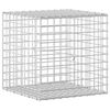 vidaXL Gabion s žicom debljine 3,5 mm i mrežom 5x5 cm 50x50x50 cm