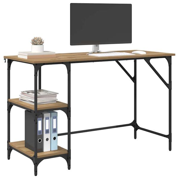 vidaXL Stol Umjetnički hrast 120 x 50 x 75 cm Konstruirano drvo