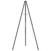 vidaXL Tripod za logorsku vatru Crna 92 x 92 x 151.5 cm Čelik