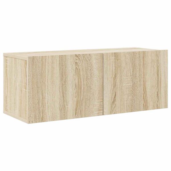 vidaXL 8-dijelni set TV ormarića boja hrasta sonome konstruirano drvo