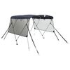 vidaXL Tenda bimini s 3 luka i mrežastim zidovima 183x(185-198)x137 cm